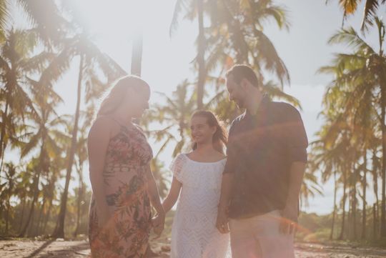 Ensaio de família - Juliana + Fabiano =  Maria Júlia | Maracaípe-PE